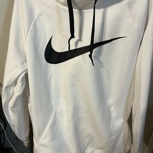 Nike white dri fit sweatshirt